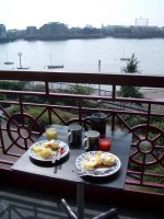 Breakfast at balcony