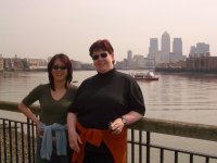 Birgit and me, Background - Canary Warf