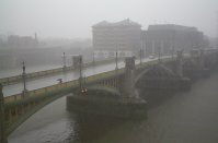 Rain & Southwark Bridge